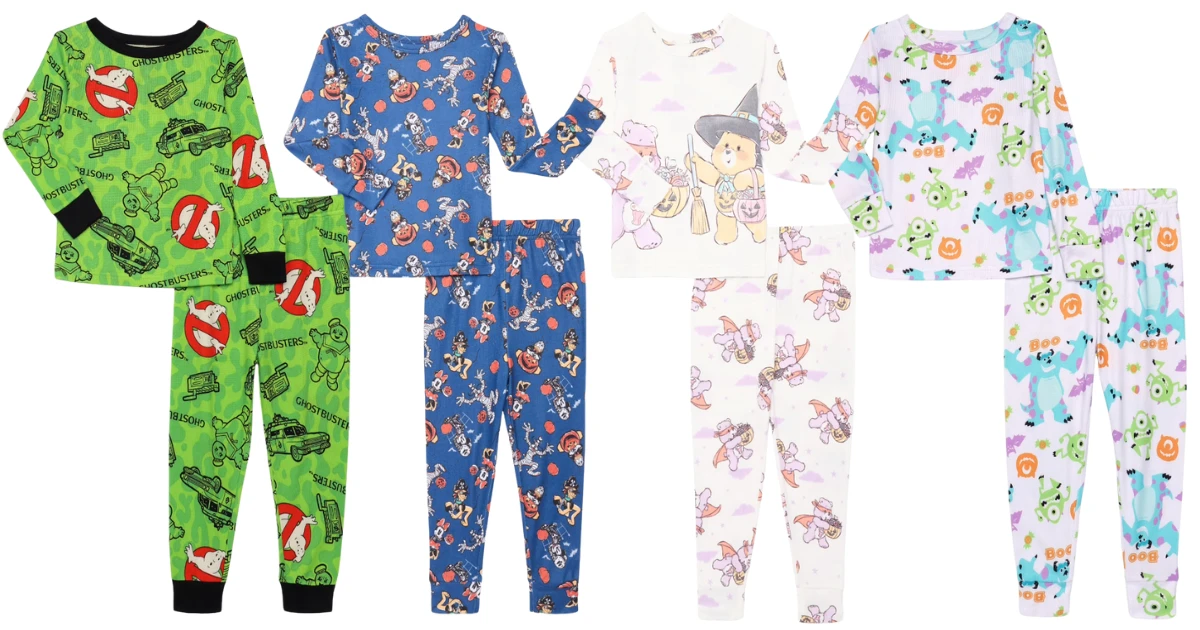 Kids Halloween Pajama Sets at Walmart