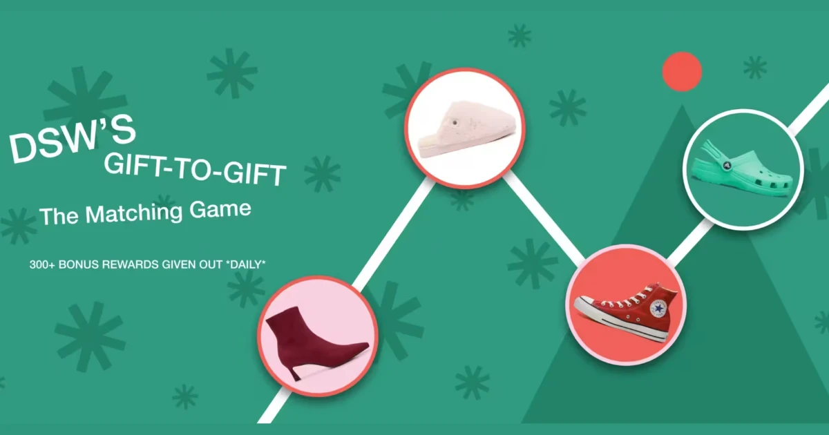 DSW Gift-to-Gift Matching Instant Win Game
