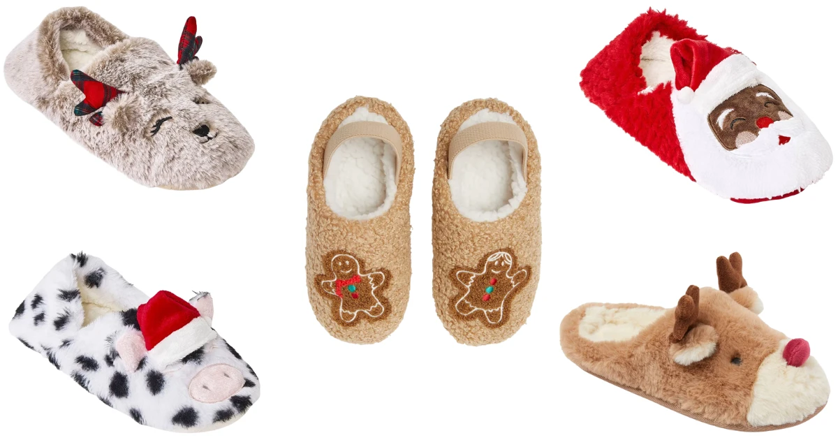 Holiday Slippers at Target