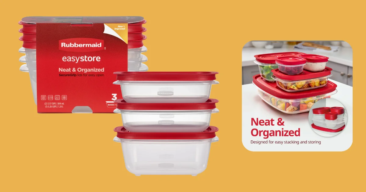 Rubbermaid Food Storage Container Set at Walmart