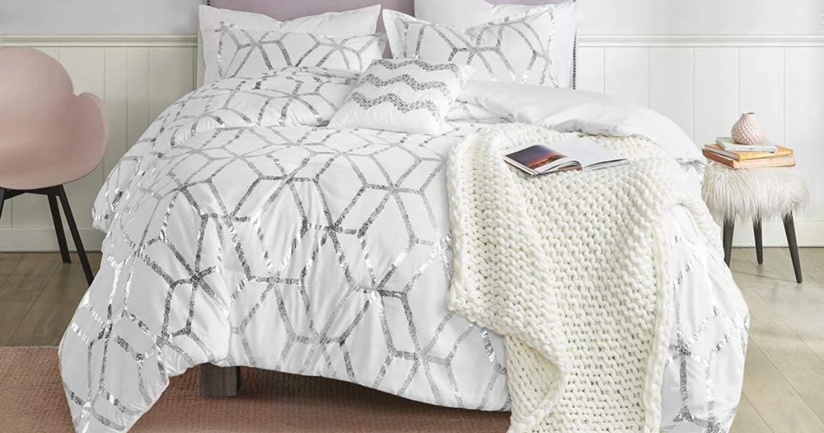Comfort Spaces 4-Piece Comforter Set on Amazon