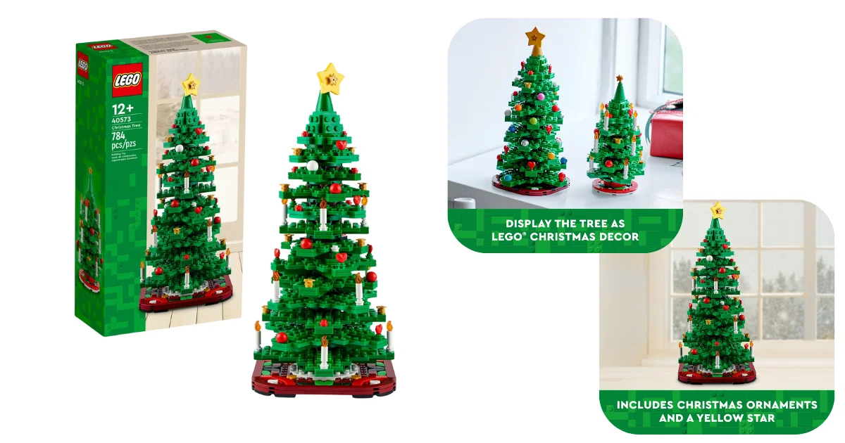 LEGO Christmas Tree Building Set
