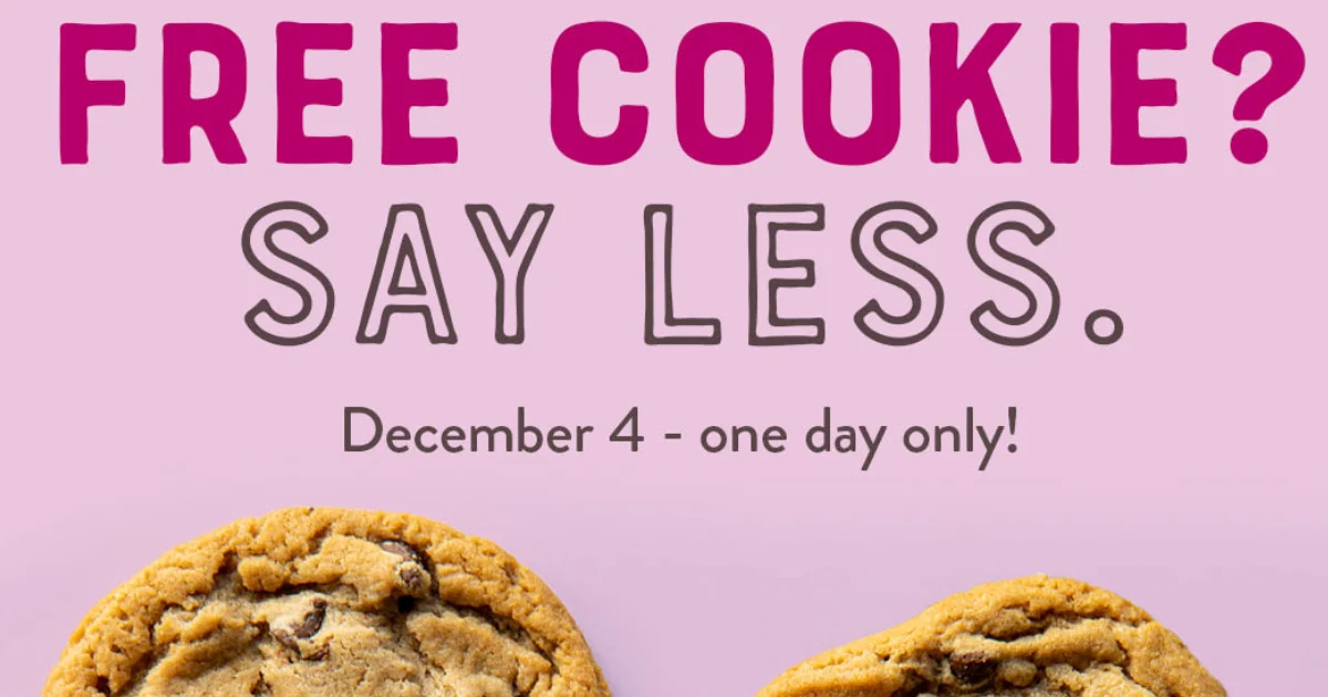 Great American Cookies National Cookie Day