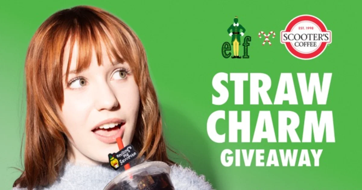 Scooter’s Coffee Free Straw Charm