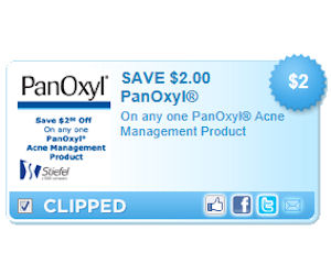 Panoxyl Acne Management Coupon Good For 2 Off Printable Coupons