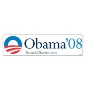 Barack Obama 08' Bumper Sticker