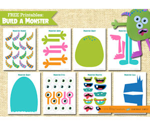 Develop A Monster with This No cost Printabe Package - Totally free Things photograph regarding Build a Monster Printable identify Create A Monster with This Free of charge Printabe Package - Cost-free Things