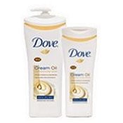 Order a FREE Sample of Dove Cream Oil Intensive Body Lotion