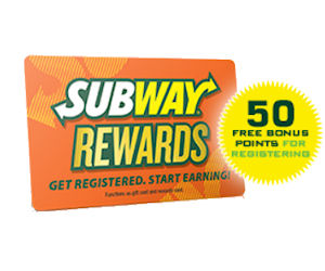 Join Subway Rewards for a FREE...