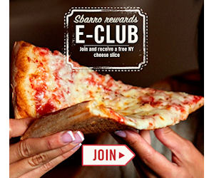 Register With Sbarro Receive A Free Ny Cheese Pizza Slice Free Product Samples