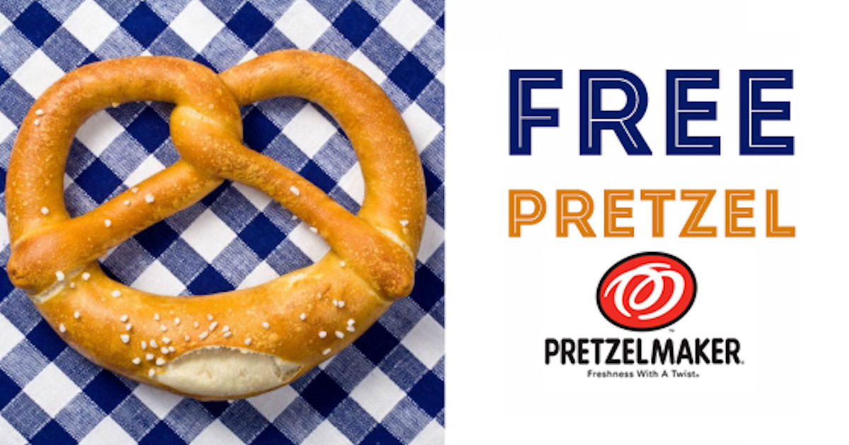 FREE Pretzel at Pretzelmaker