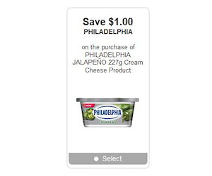 Philadelphia - $1 Off Jalapeno Cream Cheese Coupon - Printable Coupons