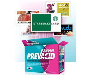 Prevacid Perks - Earn Points To Win Gift Cards - Free Stuff &Amp; Freebies