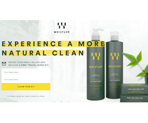 free whistler travel size toiletries kit free product samples free travel samples