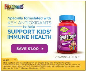 Flintstones Vitamins - Save $1 with This Printable Coupon