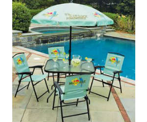 Win A Margaritaville 6 Piece Folding Patio Set With Umbrella Free Win A Margaritaville 6 Piece Folding Patio Set With Umbrella