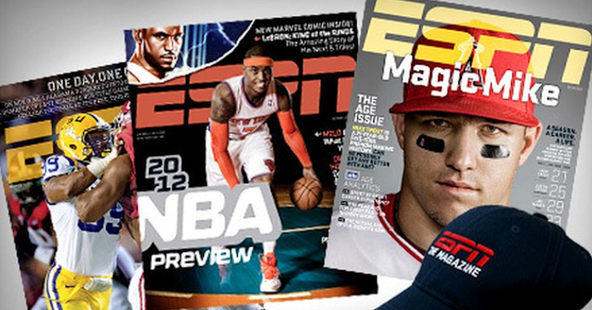 FREE Subscription to ESPN Maga...