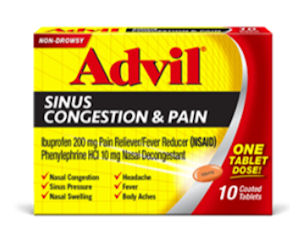 FREE Advil Sinus Congestion &a...
