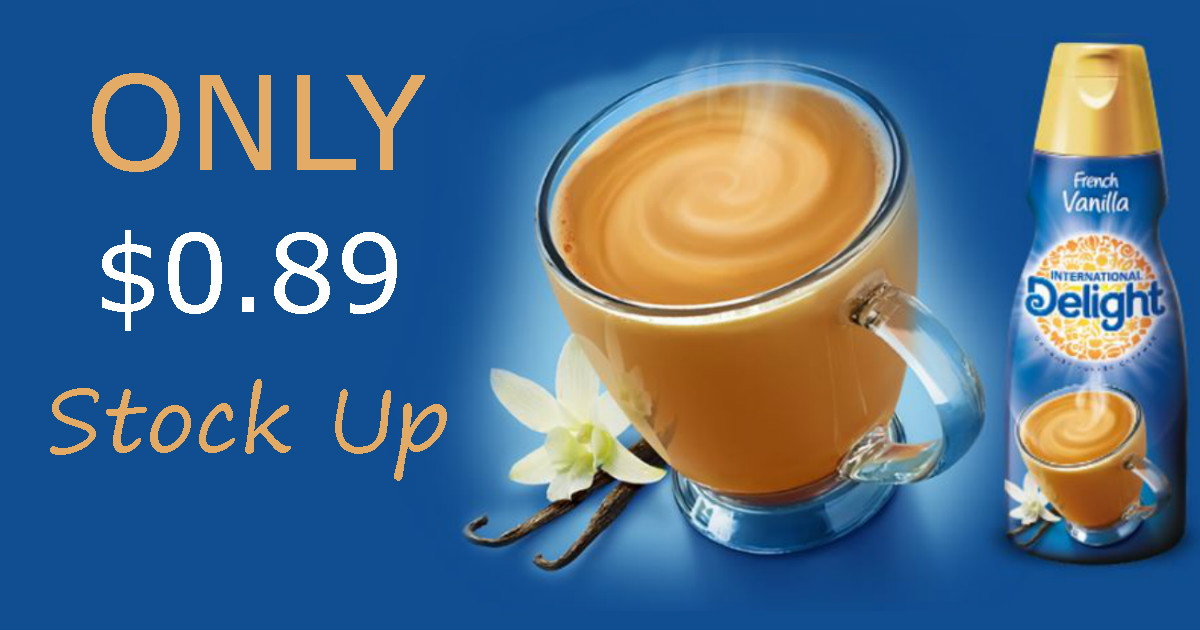 International Delight Coffee Creamer ONLY 0.89, Stock Up Price Coupons