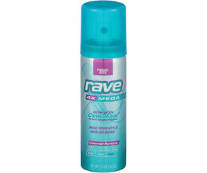 Rave Hairspray at Walmart