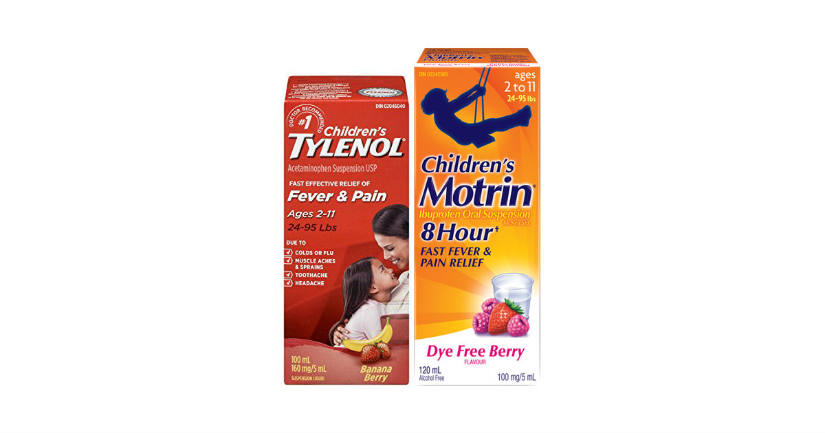 Children's Motrin & Tylenol 5.00 Off Coupon Printable Coupons