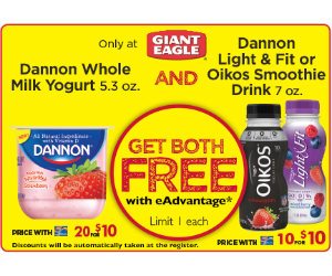 Dannon Yogurt \u0026 Light \u0026 Oikos Smoothie 
