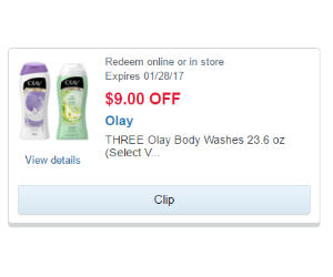 Olay Body Wash at Walgreens