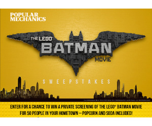 Popular Mechanics Sweepstakes >> Win A Private Movie Screening Of The Lego Batman Movie Popular Mechanics Sweepstakes >> Win A Private Movie Screening Of The Lego Batman Movie