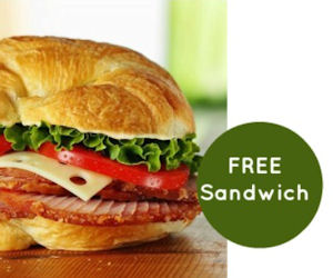 FREE Sandwich with the Honeyba...