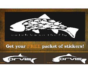 FREE Orvis Fish Sticker Packet