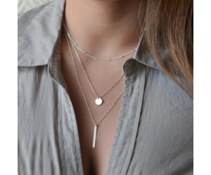 Multilayer necklace on Amazon
