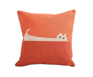 Cat Throw Pillow Case on Amazon