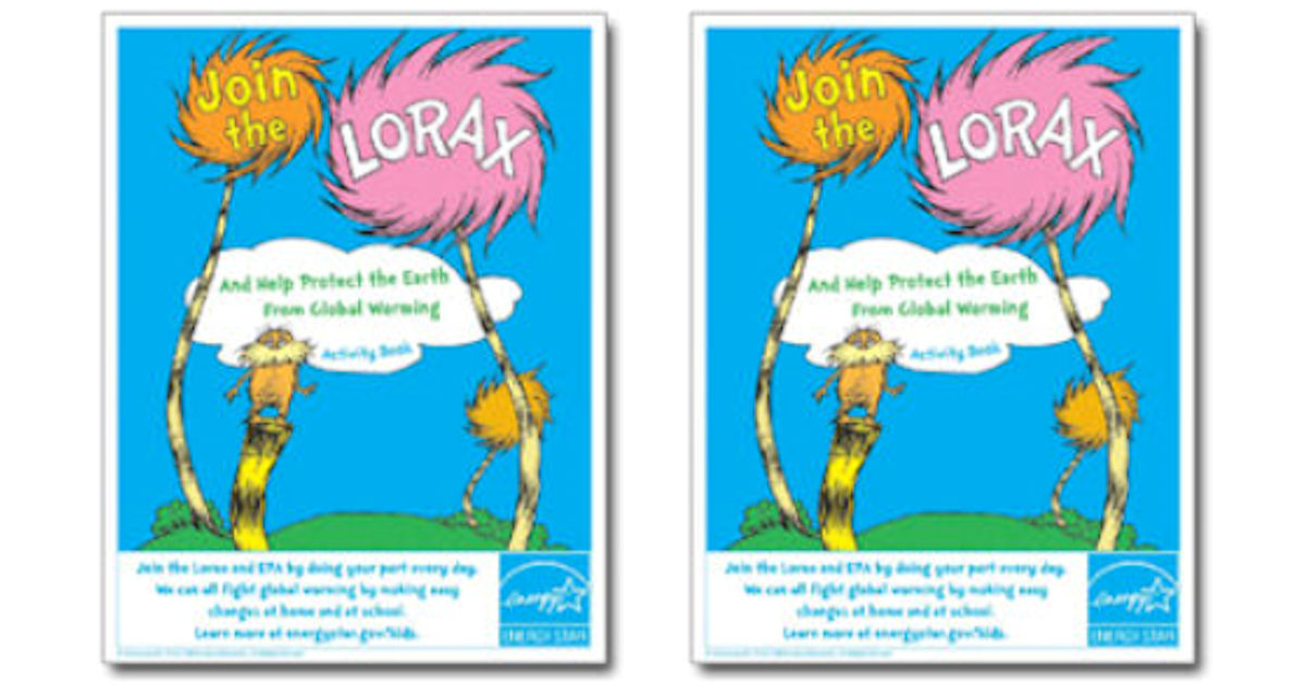 FREE Lorax Activity Book