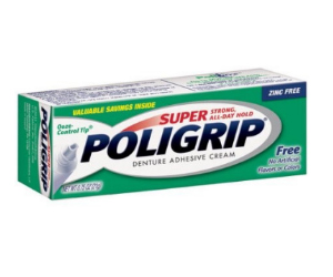 Super Poligrip Denture Adhesive at Walmart