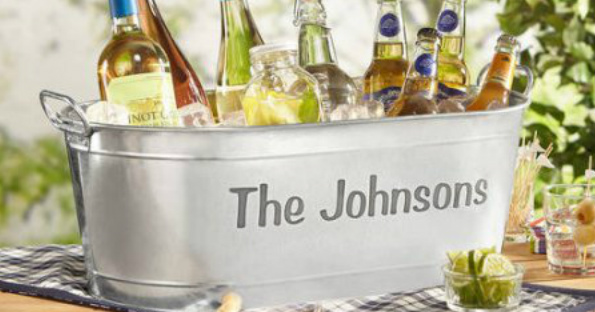 Walmart Personalized Beverage Tub On Sale For 19 97