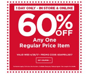 Michael's- 60% off Coupon