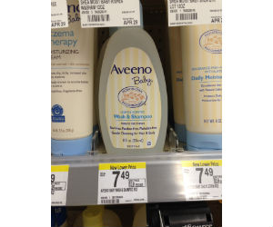 Aveeno Body Wash at Walgreens for $0.84 with Coupons
