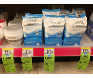Pond’s Cleansing Towelettes at Walgreens