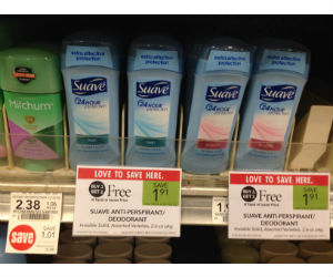 Suave Deodorant at Publix