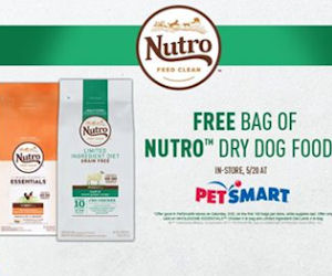 nutro dog food samples